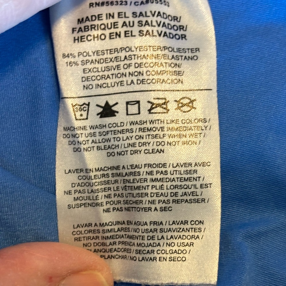 Nike Top Dri-Fit Shirt Long Sleeve V Neck Nike Pro Dri Fit - Picture 3 of 5